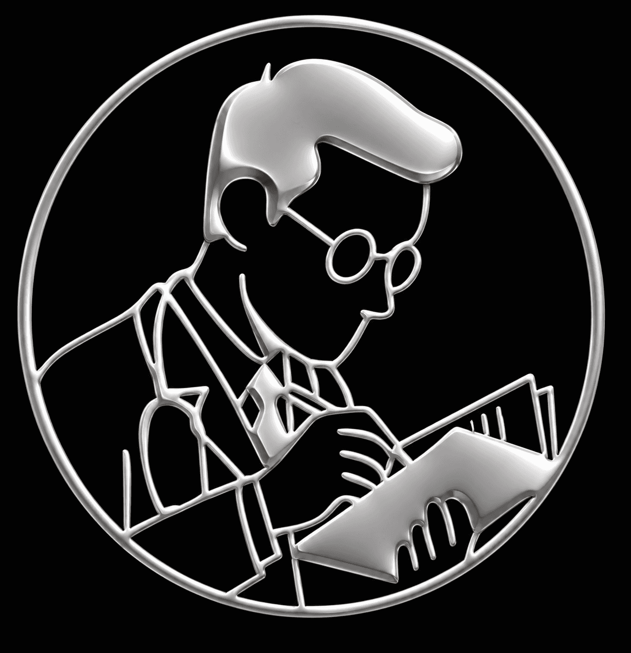 Símbolo Doctra: médico estudando